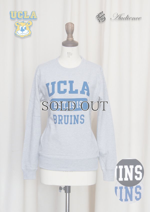 画像1: UCLA"UCLA EST.1919 BRUINS"クルーネック長袖ライトスウェット [Lady's] / Audience