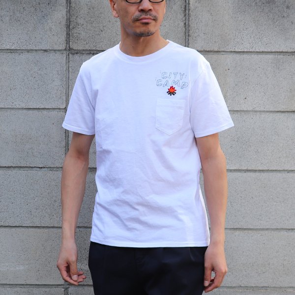 画像2: 【RE PRICE/価格改定】 Riding High / 18/-JERSEY P&E POCKET TEE(CITY CAMP)【MADE IN JAPAN】『日本製』