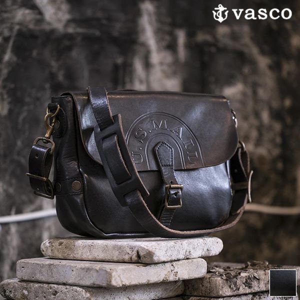 画像1: 【ご予約：11月上旬〜12月下旬予定】LEATHER POSTMAN SHOULDER BAG-SMALL（刻印あり）［VS-249L］【MADE IN JAPAN】『日本製』【送料無料】 / VASCO