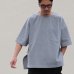 画像12: VORTEX 8オンス（MVS天竺）サイドスリット ハーフスリーブ ボクシーTee【MADE IN JAPAN】『日本製』/ Upscape Audience