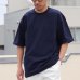 画像6: Basque 10オンス ( バスク天竺 ) ドローコード ヘムアジャスター ハーフスリーブ Tシャツ【MADE IN JAPAN】『日本製』/ Upscape Audience