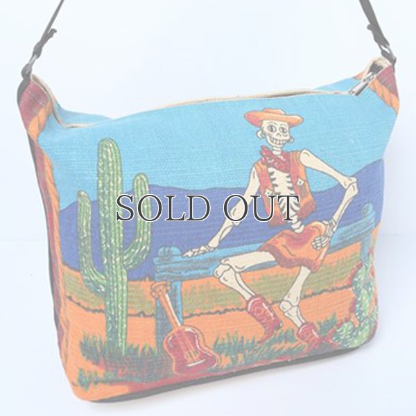 画像3: Day of the dead cotton stencil purses / El Paso SADDLEBLANKET【ご予約商品・7月上旬〜中旬入荷予定】