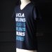 画像3: 【RE PRICE / 価格改定】 UCLA"BRUINS"コットン/三素材混カレッジプリント半袖VネックTシャツ / Audience