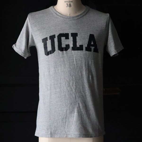 画像2: 【RE PRICE / 価格改定】UCLA "UCLA"日本製ボディクラックプリント半袖Tシャツ / Upscape Audience