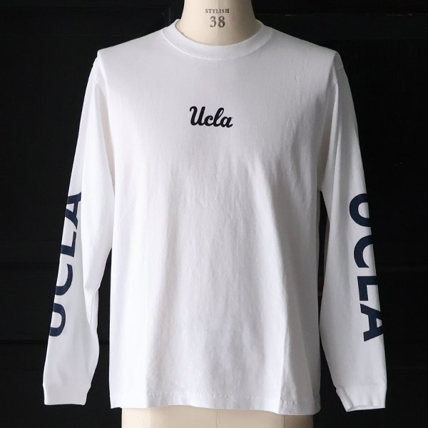 画像2: 【RE PRICE / 価格改定】オールドプリント"UCLA-Small"米綿長袖TEE / Audience