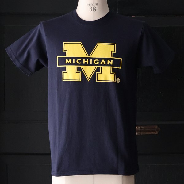 画像2: 【RE PRICE / 価格改定】MICHIGAN "M" C/N S/S 6.6oz オールドプリントT / Audience