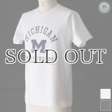 【RE PRICE / 価格改定】MICHIGAN "MICHIGAN M WOLVERINES" C/N S/S 6.6oz オールドプリントT / Audience