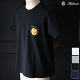 【RE PRICE / 価格改定】7.1oz丸胴米綿ボディースマイル”S-F”ポケットTEE 【RE-STOCK】 / Audience