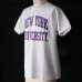 画像3: 【RE PRICE / 価格改定】NEW YORK UNIVERSITY"NEW YORK UNIVERSITY"C/N S/S 6.6oz オールドプリントT / Audience