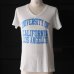 画像2: 【RE PRICE / 価格改定】 UCLA"UNIVERSITY OF CALIFORNIA LOS ANGELES"三素材混カレッジプリント半袖VネックTシャツ / Audience (2)