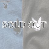 PLAY BOY ”ラビットヘッド”刺繍ピグメント染TEE【Audience】