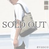 デッドストックレインカモテント生地×Leather Travel Mini Tote Bag 【送料無料】 / Upscape Audience VASCO