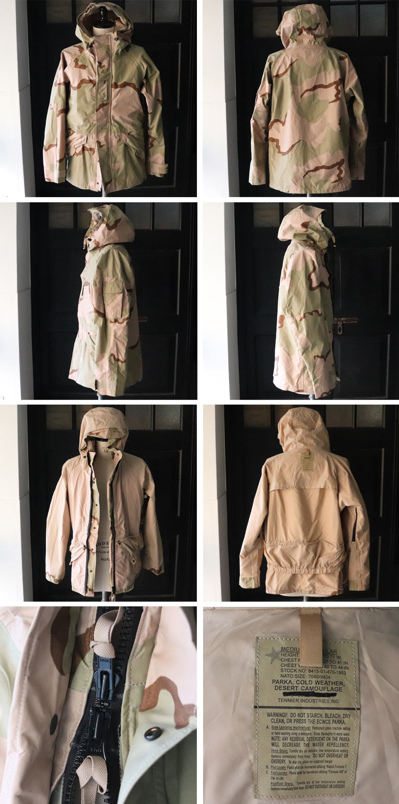 DEAD STOCK / US ARMY ECWCS GORE-TEX PARKA GEN1 DESET CAMOUFLAGE