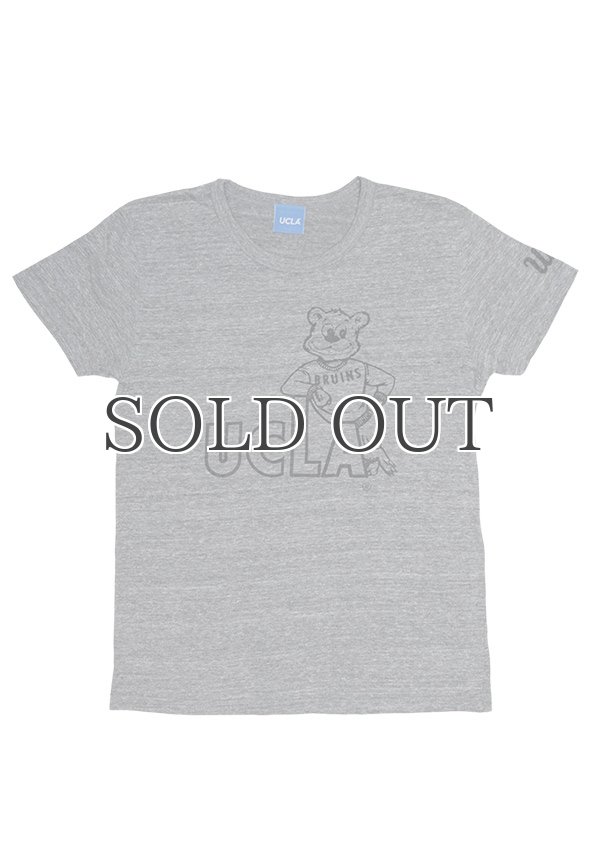 画像2: UCLA"UCLA BRUINS"三素材混カレッジプリント半袖クルーネックTシャツ [Lady's] / Audience (2)