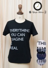 画像: 【RE PRICE / 価格改定】ラフィー天竺"EVERYTHING..."プリントポケット付きクルーネックT [Lady's]【MADE IN JAPAN】『日本製』/ Upscape Audience