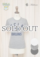 画像: 【RE PRICE / 価格改定】UCLA"UCLA 19 BRUINS"三素材混カレッジプリント半袖クルーネックTシャツ [Lady's] / Audience