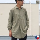 画像: DEAD STOCK / Czech Army Sleeping Shirts (チェコ軍 60〜70年代 グランパ シャツ）