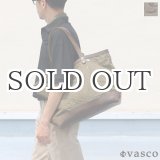 画像: デッドストックレインカモテント生地×Leather Travel Tote Bag 【送料無料】 / Upscape Audience VASCO