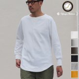 画像: BSQ天竺アシンメトリーVガゼットポケ付き9/S Tee【MADE IN JAPAN】『日本製』/ Upscape Audience