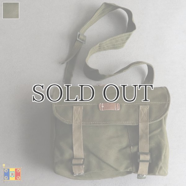 画像1: DEAD STOCK  / Romanian Army Canvas Shoulder Bag（ルーマニア軍 キャンバス ショルダーバッグ） (1)