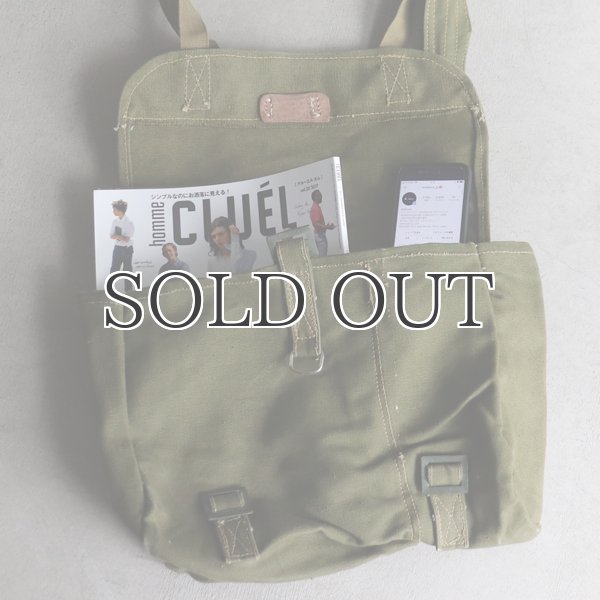 画像2: DEAD STOCK  / Romanian Army Canvas Shoulder Bag（ルーマニア軍 キャンバス ショルダーバッグ） (2)