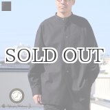 画像: 6オンス オックスフォード バンドカラー L/S ボクシーシャツ【MADE IN JAPAN】『日本製』/ Upscape Audience