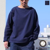 画像: Basque10オンス（バスク天竺）フレンチボーダー ボートネック BOX Tee【MADE IN JAPAN】『日本製』/ Upscape Audience