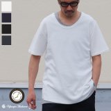 画像: 【RE PRICE / 価格改定】JPSダブルニット裾ラウンドUネック半袖Tシャツ【MADE IN JAPAN】『日本製』/ Upscape Audience