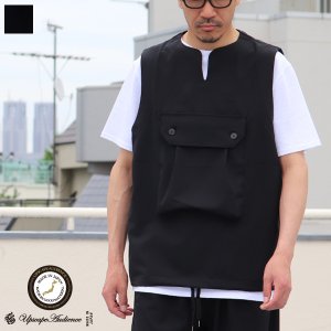 画像: Reflax®(リフラクス)テック リネンライク CANAPA(カナパ)  ビッグポケットキーネックベスト【MADE IN JAPAN】『日本製』 / Upscape Audience