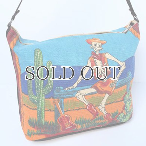 画像3: Day of the dead cotton stencil purses / El Paso SADDLEBLANKET【ご予約商品・7月上旬〜中旬入荷予定】 (3)