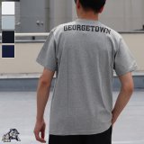 画像: 【RE PRICE / 価格改定】Georgetown University "Jack the Bulldog" 7.1oz米綿丸胴オールドプリントクルーネックポケットT / Audience