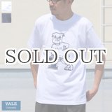 画像: 6.2oz丸胴YALE"Y-Handsome"オールドプリントTEE / Audience