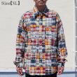 画像19: CAMCO / LS Madras Patchwork Shirts(カムコ/マドラスパッチワーク長袖シャツ) (19)