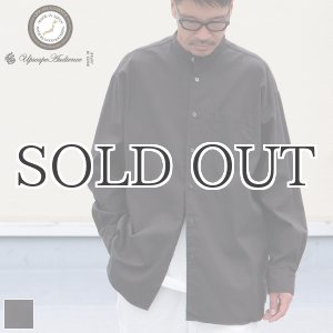 画像: 6オンス オックスフォード バンドカラー L/S ボクシーシャツ【MADE IN JAPAN】『日本製』/ Upscape Audience