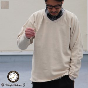 画像: スウェット Vネック フットボール L/S 【MADE IN JAPAN】『日本製』/ Upscape Audience