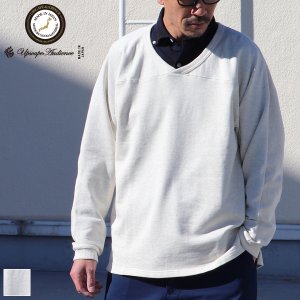 画像: スウェット Vネック フットボール L/S 【MADE IN JAPAN】『日本製』/ Upscape Audience