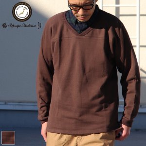 画像: スウェット Vネック フットボール L/S 【MADE IN JAPAN】『日本製』/ Upscape Audience