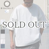 画像: VORTEX 8オンス（MVS天竺）サイドスリット ハーフスリーブ ボクシーTee【MADE IN JAPAN】『日本製』/ Upscape Audience