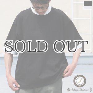 画像: VORTEX 8オンス（MVS天竺）モックネック リンガー ハーフスリーブ Tシャツ【MADE IN JAPAN】『日本製』/ Upscape Audience