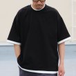 画像10: VORTEX 8オンス(MVS天竺) フェイクレイヤード クルーネック ハーフスリーブTシャツ【MADE IN JAPAN】『日本製』/ Upscape Audience (10)