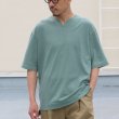 画像7: PREMIERE LINEN(プレミアリネン)コットン天竺 キーネック ハーフスリーブTシャツ【MADE IN JAPAN】『日本製』/ Upscape Audience (7)