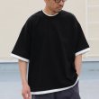 画像11: VORTEX 8オンス(MVS天竺) フェイクレイヤード クルーネック ハーフスリーブTシャツ【MADE IN JAPAN】『日本製』/ Upscape Audience (11)