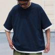 画像2: VORTEX 8オンス(MVS天竺) フェイクレイヤード クルーネック ハーフスリーブTシャツ【MADE IN JAPAN】『日本製』/ Upscape Audience (2)