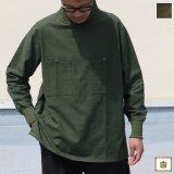 画像: DEAD STOCK / Hungarian Army Flannel Mock Neck Square Shirts（ハンガリー軍フランネル モックネック スクエアシャツ）