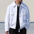 画像2: DEAD STOCK / Italian Army M.M.Ike Jacket / White（イタリア軍 アイクジャケット / ホワイト ） (2)