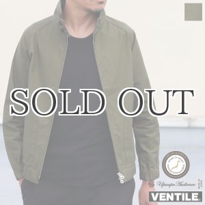 画像: 【RE PRICE/価格改定】VENTILE®（ベンタイル）40/2耐水撥水ギャバ G9 スタンドブルゾン【MADE IN JAPAN】『日本製』 / Upscape Audience