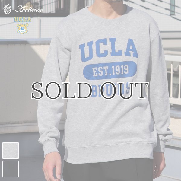 画像1: 【RE PRICE/価格改定】UCLA"UCLA EST.1919 BRUINS"クルーネック長袖ライトスウェット / Audience (1)