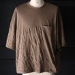 画像7: T/C ワッシャー天竺 クルーネック 胸ポケ付 ハーフスリーブ Tシャツ【MADE IN JAPAN】『日本製』/ Upscape Audience (7)