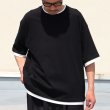 画像2: 「丹後」度詰天竺 (6オンス) フェイクレイヤード クルーネック ハーフスリーブ Tシャツ【MADE IN JAPAN】『日本製』/ Upscape Audience (2)