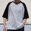 画像5: 「丹後」度詰天竺 (6オンス) 2トーンネック ハーフスリーブ BBアンダー Tシャツ【MADE IN JAPAN】『日本製』/ Upscape Audience (5)